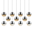 Sonneman Grapes POLISHED CHROME 37.5W x 9.75L x 3.75H Pendant