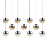Sonneman Grapes POLISHED CHROME 37W x 9.25L x 3.25H Pendant