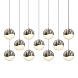 Sonneman Grapes SATIN NICKEL 37.5W x 9.75L x 3.75H Pendant