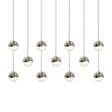 Sonneman Grapes SATIN NICKEL 36.25W x 8.5L x 2.5H Pendant