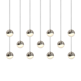 Sonneman Grapes SATIN NICKEL 36.25W x 8.5L x 2.5H Pendant