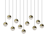 Sonneman Grapes BRASS 37.5W x 9.75L x 3.75H Pendant