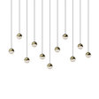 Sonneman Grapes BRASS 36.25W x 8.5L x 2.5H Pendant