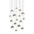 Sonneman Grapes SATIN NICKEL 23.75W x 23.75L x 3.75H Pendant