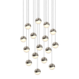 Sonneman Grapes SATIN NICKEL 23.25W x 23.25L x 3.25H Pendant