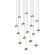 Sonneman Grapes SATIN NICKEL 22.5W x 22.5L x 2.5H Pendant