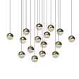 Sonneman Grapes BRASS 23.25W x 23.25L x 3.25H Pendant