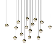 Sonneman Grapes BRASS 22.5W x 22.5L x 2.5H Pendant