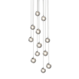 Sonneman Champagne Bubbles POLISHED CHROME 17.25W x 4.5H Pendant