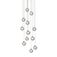 Sonneman Champagne Bubbles POLISHED CHROME 17.25W x 4.5H Pendant