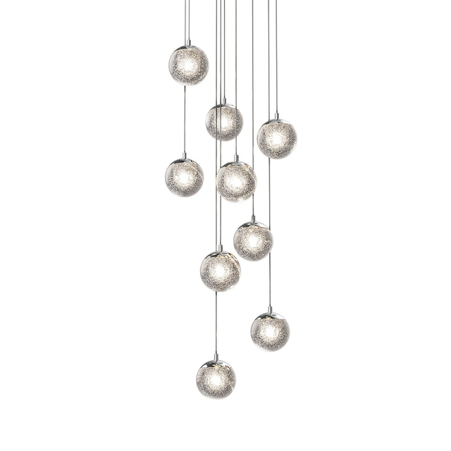 Sonneman Champagne Bubbles POLISHED CHROME 14W x 4.5H Pendant