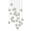 Sonneman Champagne Bubbles POLISHED CHROME 27.25W x 4.5H Pendant