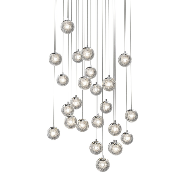 Sonneman Champagne Bubbles POLISHED CHROME 27.25W x 4.5H Pendant
