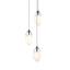 Sonneman Liquid SATIN BLACK 14W x 11.5H Pendant