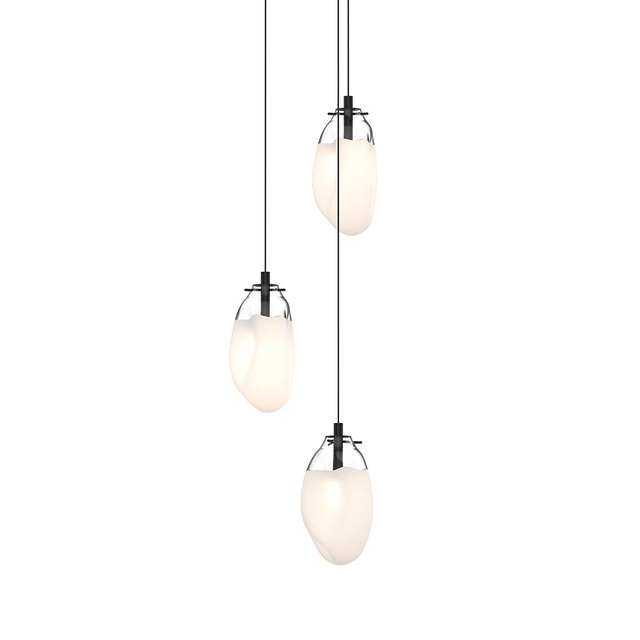 Sonneman Liquid SATIN BLACK 14W x 11.5H Pendant