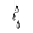 Sonneman Liquid SATIN BLACK 22.5W x 22H Pendant