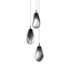 Sonneman Liquid SATIN BLACK 22.5W x 22H Pendant