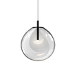 Sonneman Cantina SATIN BLACK 12W x 3.75L x 14H Pendant