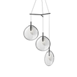 Sonneman Cantina SATIN BLACK 36W x 19.25H Pendant