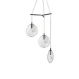 Sonneman Cantina SATIN BLACK 33W x 14.75H Pendant