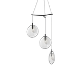 Sonneman Cantina SATIN BLACK 33W x 14.75H Pendant