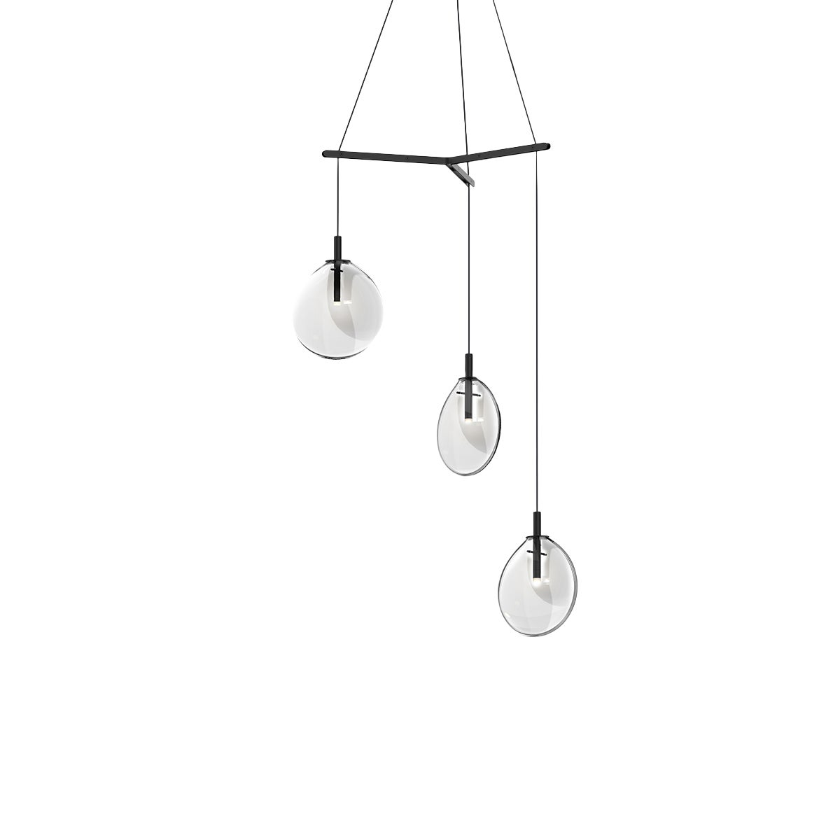Sonneman Cantina SATIN BLACK 30W x 12H Pendant