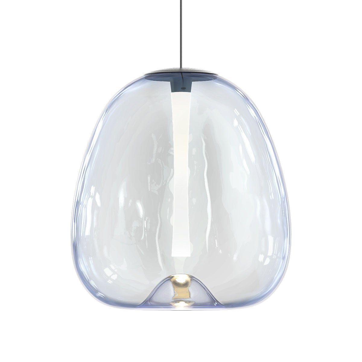 Sonneman Mela SATIN BLACK 13.75W x 15H Pendant