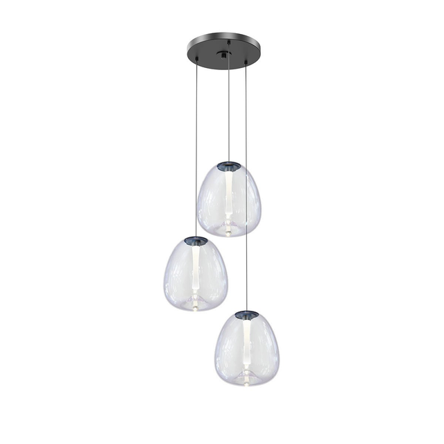 Sonneman Mela SATIN BLACK 20W x 30H Pendant