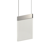 Sonneman V Panels POLISHED CHROME 8.75W x 0.5L x 11.75H Pendant