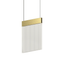 Sonneman V Panels BRASS 8.75W x 0.5L x 11.75H Pendant