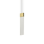 Sonneman V Panels BRASS 2.25W x 0.5L x 11.75H Pendant