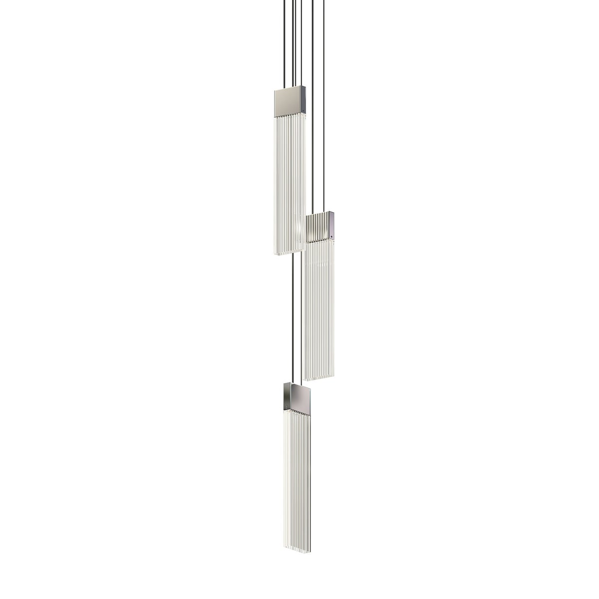 Sonneman V Panels POLISHED CHROME 3.25W x 3L x 11.75H Pendant