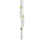 Sonneman V Panels BRASS 3.25W x 3L x 11.75H Pendant