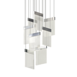 Sonneman V Panels POLISHED CHROME 16.25W x 16.25L x 23.5H Pendant
