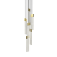 Sonneman V Panels BRASS 6.75W x 5L x 11.75H Pendant