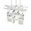 Sonneman V Panels POLISHED CHROME 46.75W x 41.25L x 11.75H Pendant
