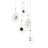 Sonneman Meclisse POLISHED CHROME 21.5W x 9H Pendant