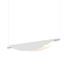 Sonneman Tela Satin White 40W x 3.75L x 3.5H Pendant