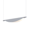 Sonneman Tela DOVE GRAY 40W x 3.75L x 3.5H Pendant