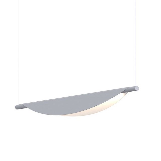 Sonneman Tela DOVE GRAY 40W x 3.75L x 3.5H Pendant