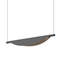 Sonneman Tela SATIN BLACK 40W x 3.75L x 3.5H Pendant