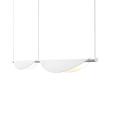 Sonneman Tela Satin White 78.75W x 3.75L x 3.5H Pendant