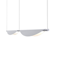 Sonneman Tela DOVE GRAY 78.75W x 3.75L x 3.5H Pendant