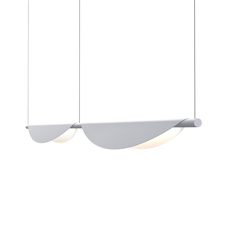 Sonneman Tela DOVE GRAY 78.75W x 3.75L x 3.5H Pendant