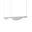 Sonneman Tela DOVE GRAY 78.75W x 3.75L x 3.5H Pendant