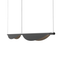 Sonneman Tela SATIN BLACK 78.75W x 3.75L x 3.5H Pendant