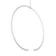 Sonneman Torc Satin White 24.5W x 4.5L x 24.25H Pendant