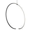 Sonneman Torc SATIN BLACK 24.5W x 4.5L x 24.25H Pendant