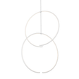 Sonneman Torc Satin White 24.75W x 40H Pendant