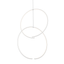 Sonneman Torc Satin White 24.75W x 40H Pendant